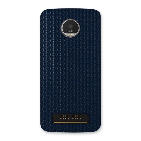 Blue Pattern Back Case for Moto Z Play